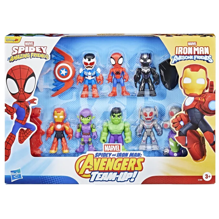 Spidey i Iron Man, Avengers Team-Up, zestaw 7 figurek