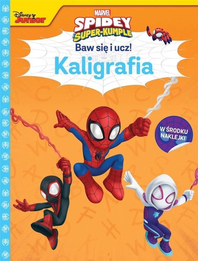 Spidey i super-kumple. Baw się i ucz! Kaligrafia