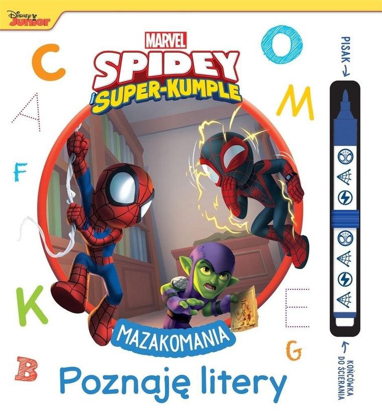 Spidey i super-kumple. Mazakomania. Poznaję litery