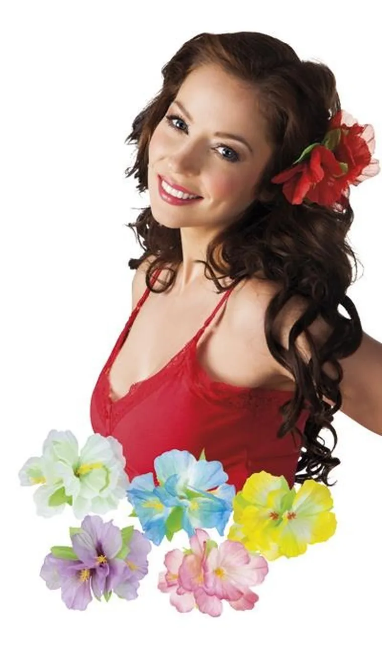 Spinka, hawajski kwiat, czerwona