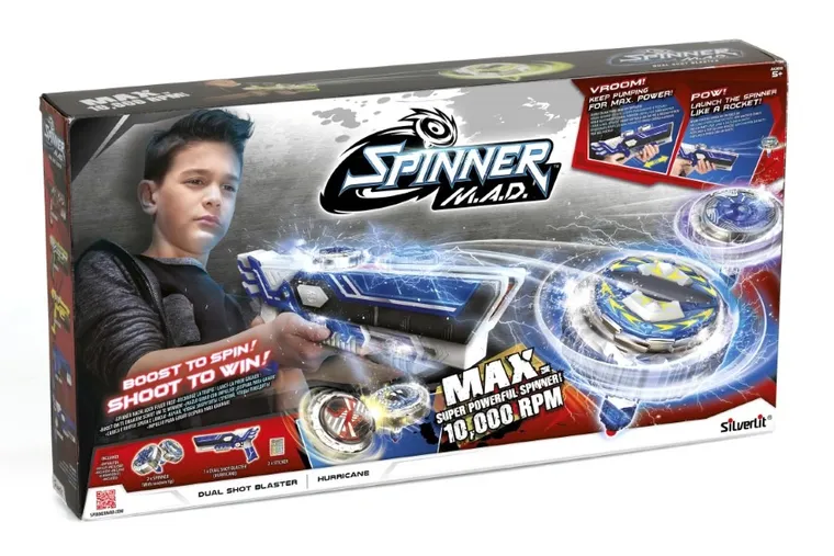 Spinner M.A.D., Dual Shot Blaster Hurricane, wyrzutnia spinerów