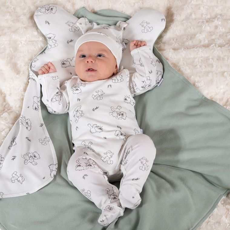 Śpiochy chłopięce, ecru, Nicol