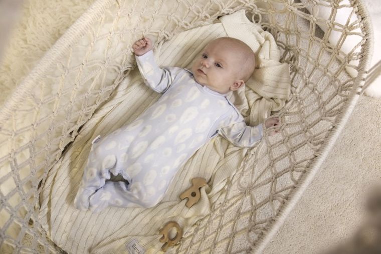 Śpiochy chłopięce, niebieskie, Bamboo, Eevi