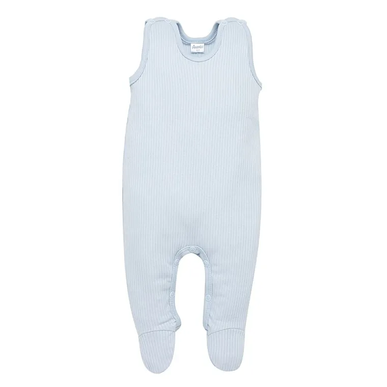 Śpiochy chłopięce, prążkowane, niebieskie, Pinokio