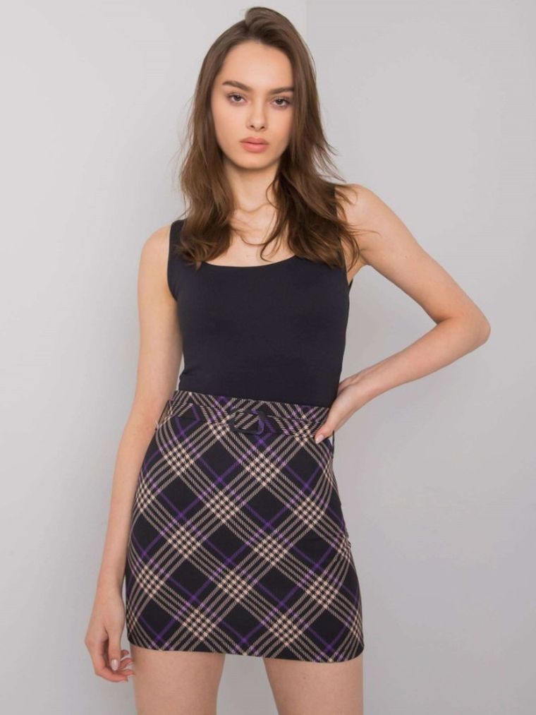 Spódnica damska, czarna, Italy Moda
