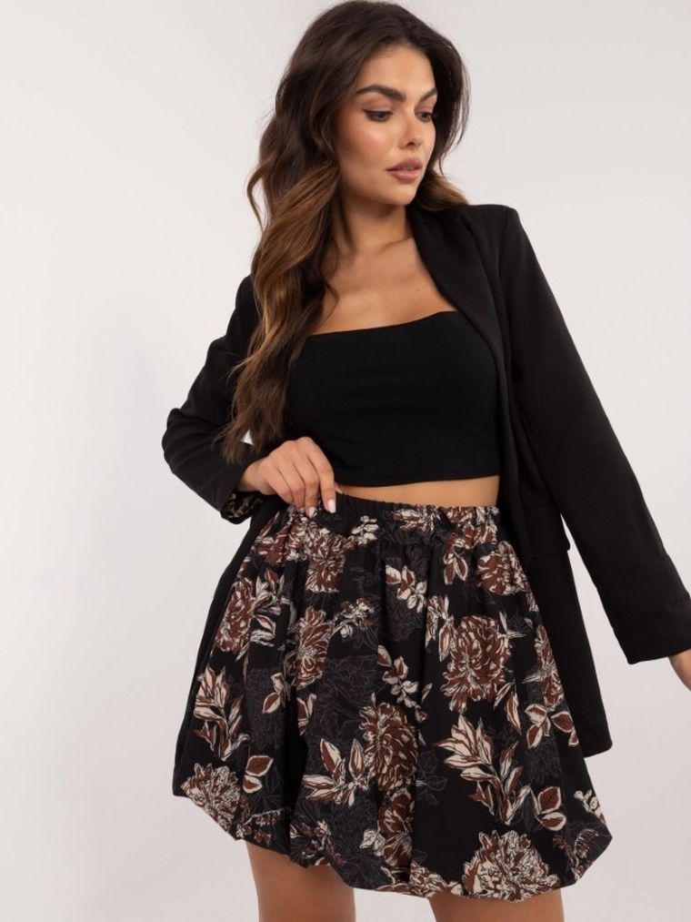 Spódnica damska, czarna, Italy Moda