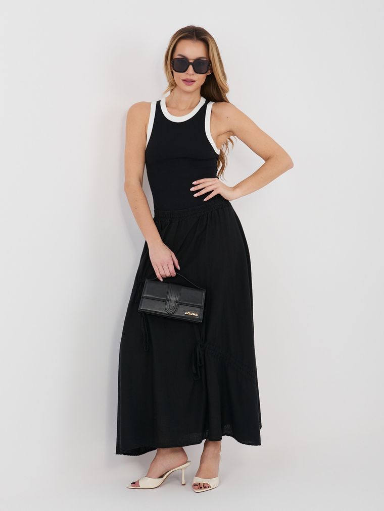 Spódnica damska, czarna, Italy Moda