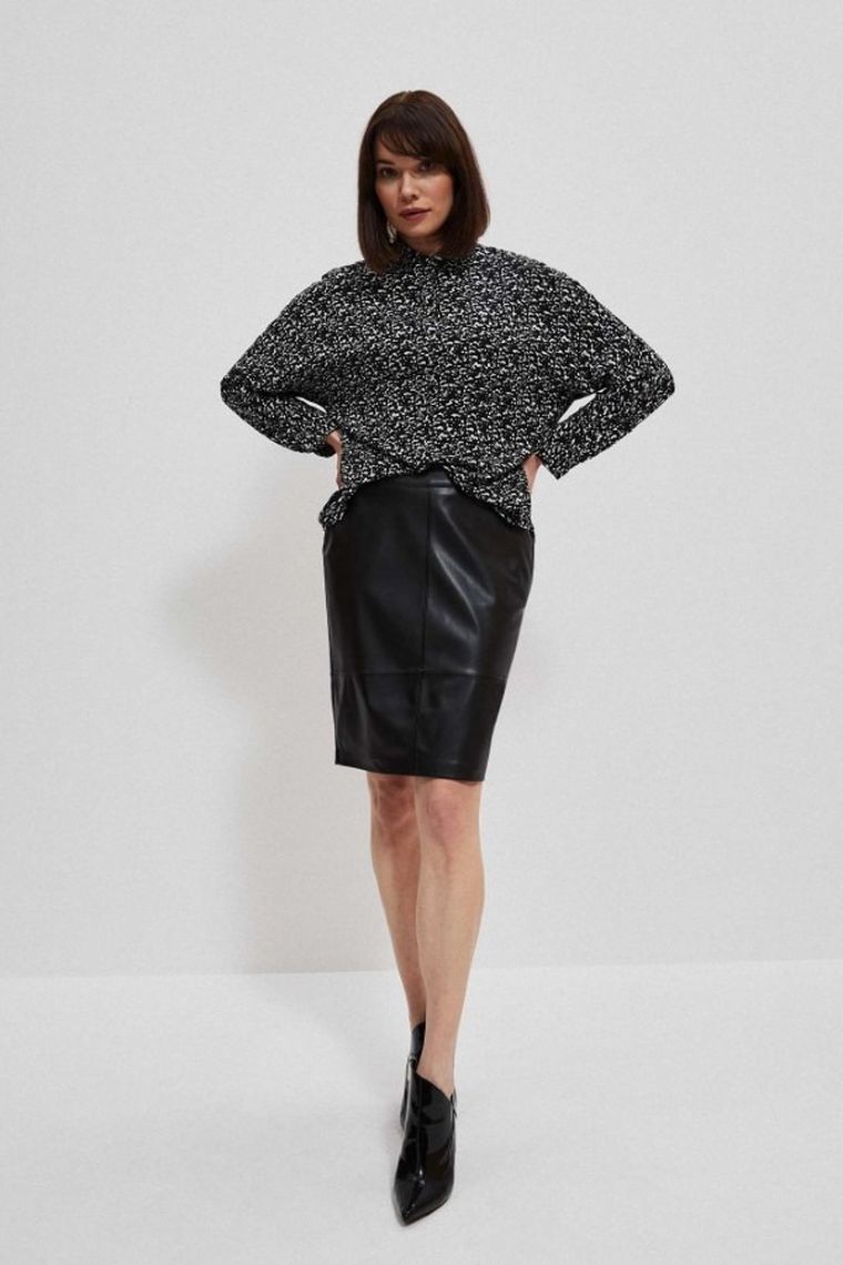 Spódnica damska, czarna, Moodo