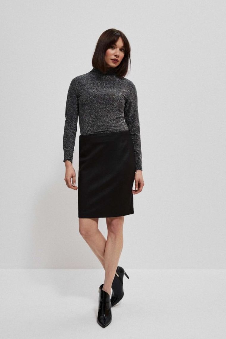 Spódnica damska, czarna, Moodo