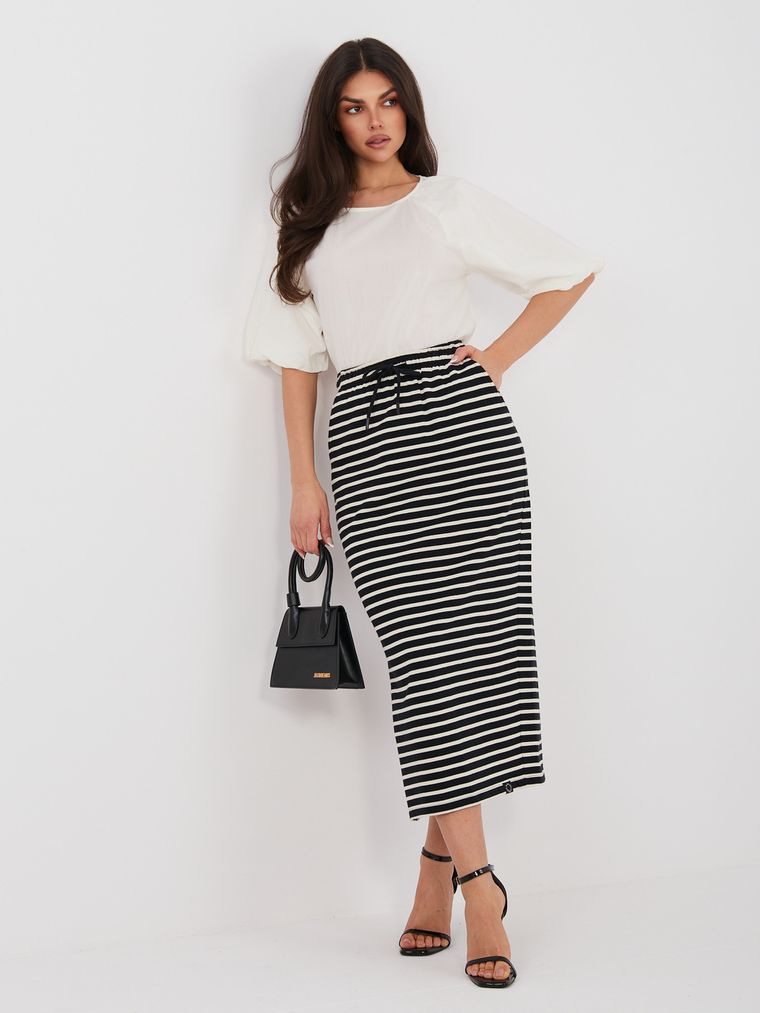 Spódnica damska, czarna, Sublevel