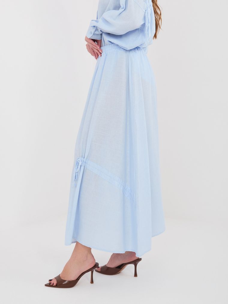 Spódnica damska, niebieska, Italy Moda