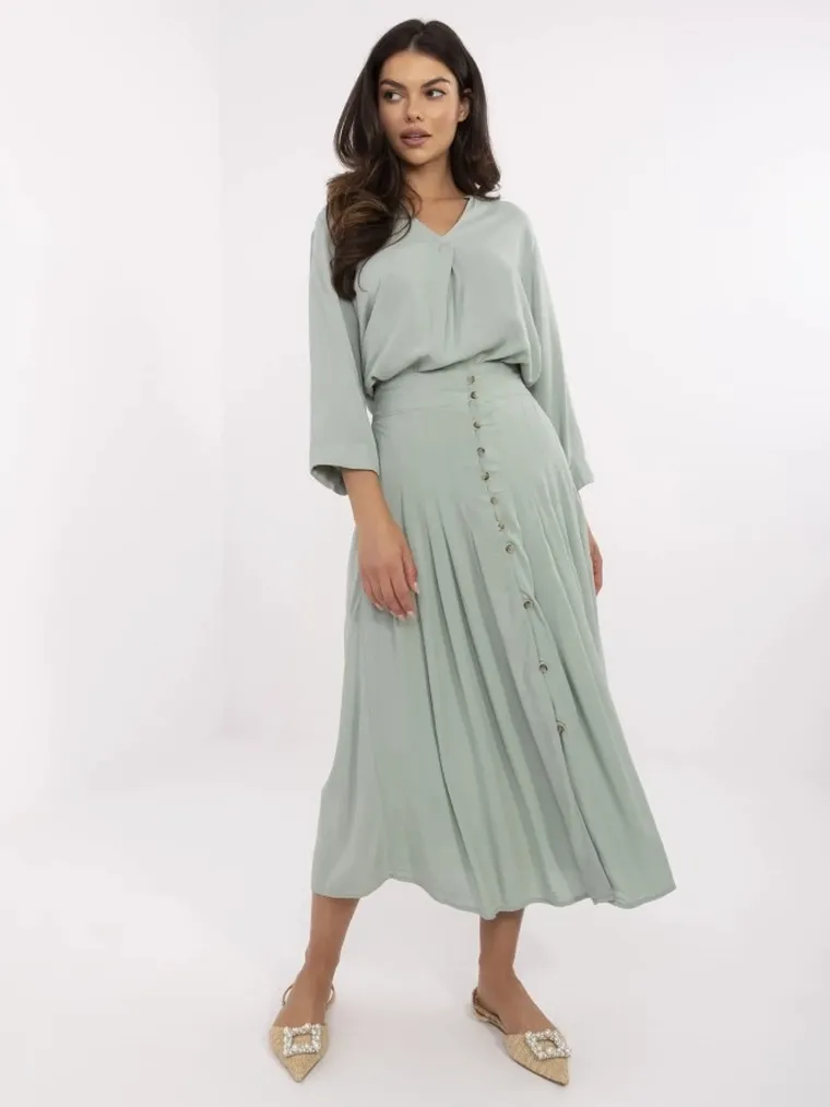 Spódnica damska, zielona, Sublevel