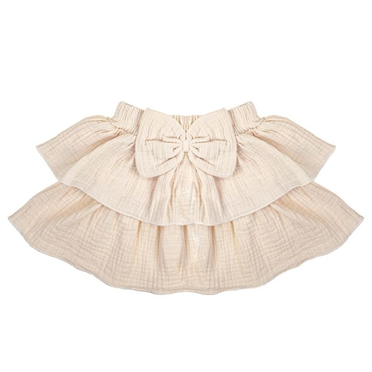 Spódnica dziewczęca, beżowa, Nicol