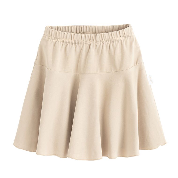 Spódnica dziewczęca, beżowa, Nicol