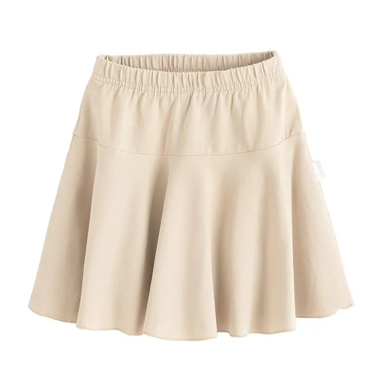 Spódnica dziewczęca, beżowa, Nicol