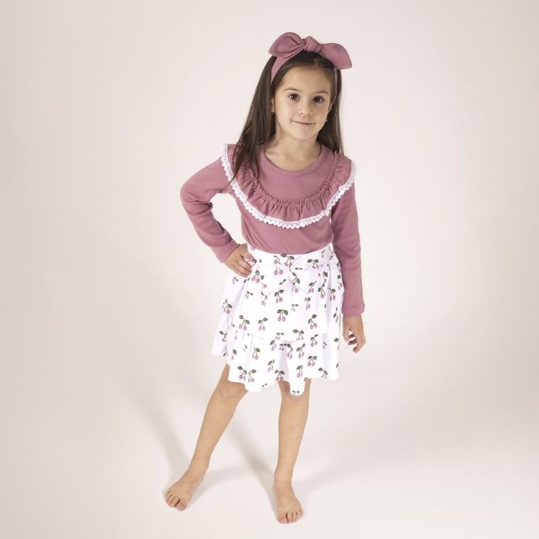 Spódnica dziewczęca, biała, Nicol