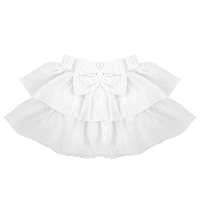 Spódnica dziewczęca, biała, Nicol