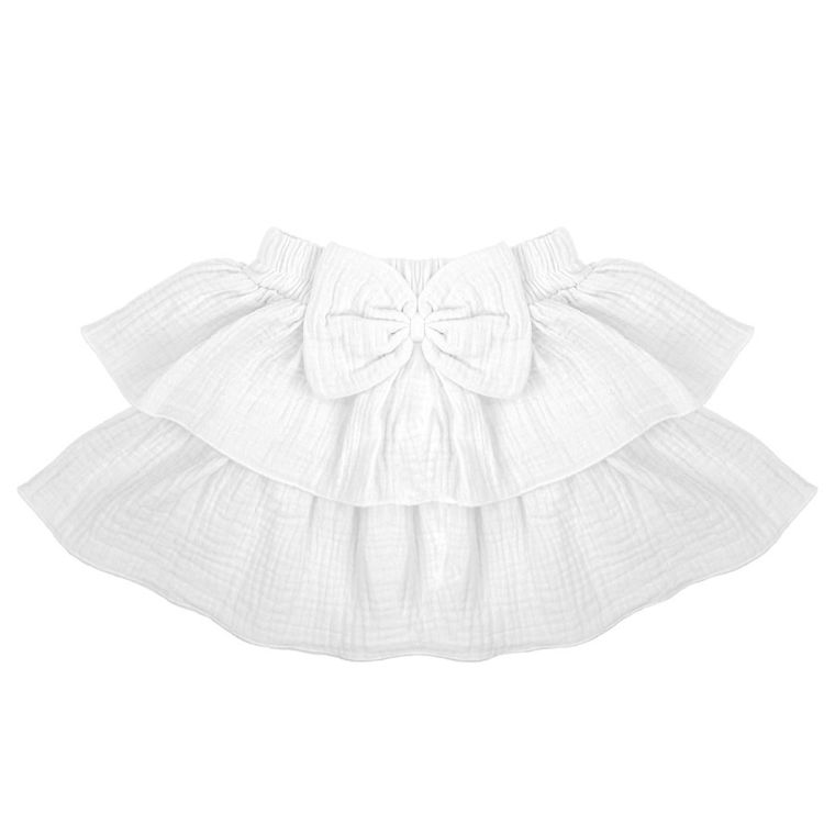 Spódnica dziewczęca, biała, Nicol