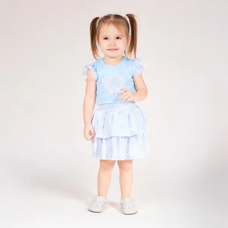 Spódnica dziewczęca, biała, Nicol