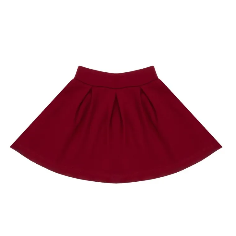Spódnica dziewczęca, bordowa, Nicol