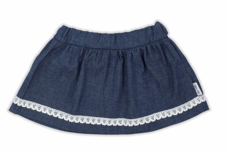 Spódnica dziewczęca, denim, Nicol