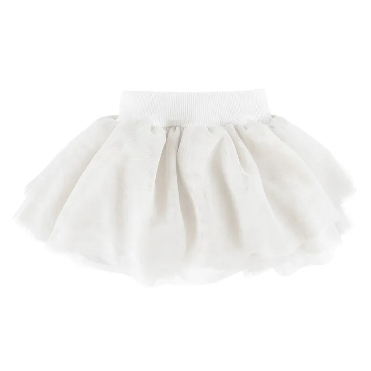 Spódnica dziewczęca, ecru, Eevi