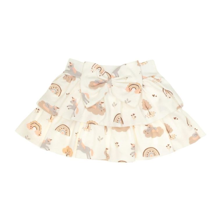 Spódnica dziewczęca, ecru, Nicol