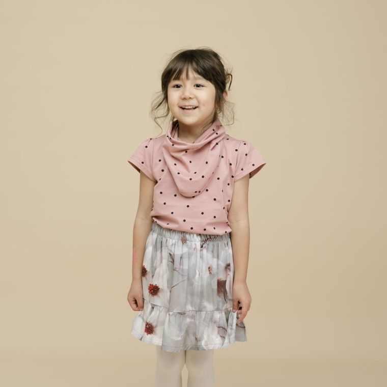 Spódnica dziewczęca, szara, Pinokio