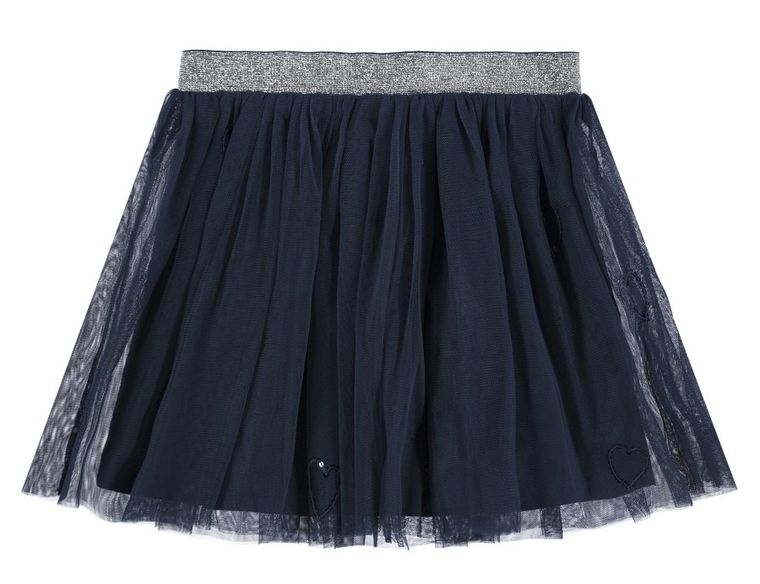 Spódnica dziewczęca, tiulowa, granatowa, Tom Tailor