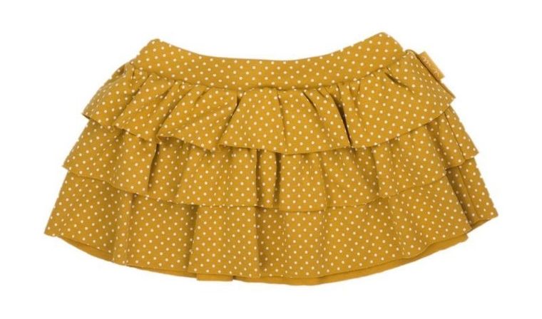 Spódnica dziewczęca, żółta, Nicol