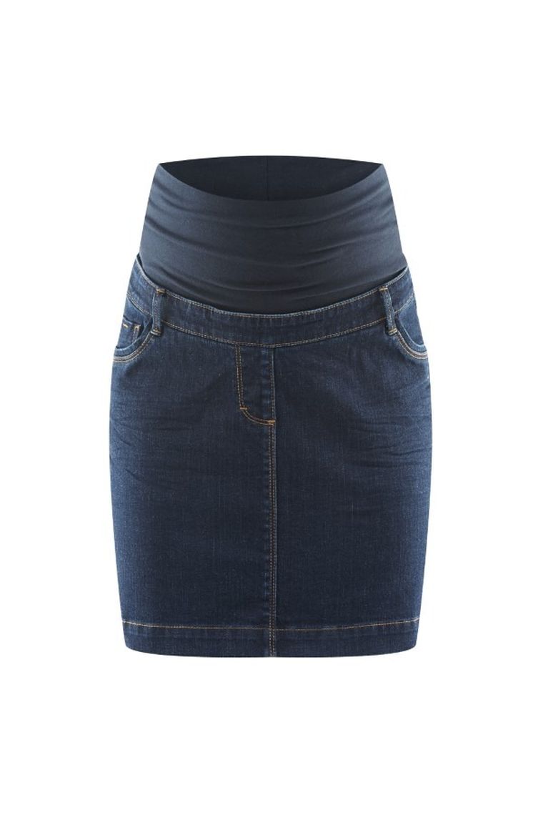 Spódnica jeansowa damska, ciążowa, granatowa, Bellybutton