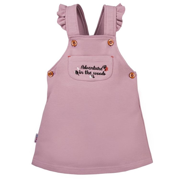 Spódnica ogrodniczka dziewczęca, fioletowa, Eevi