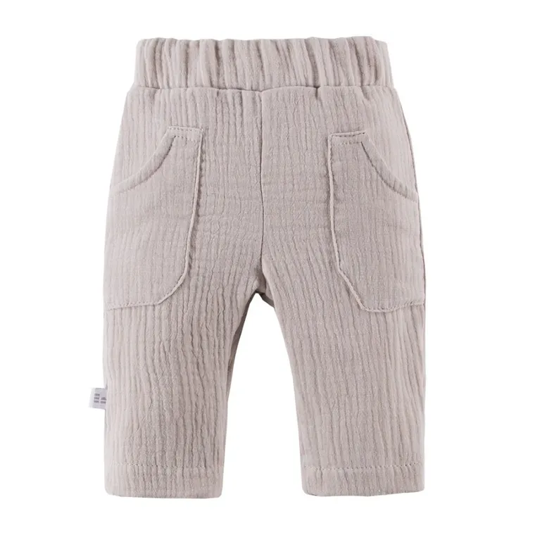 Spodnie chłopięce, beżowe, Eevi