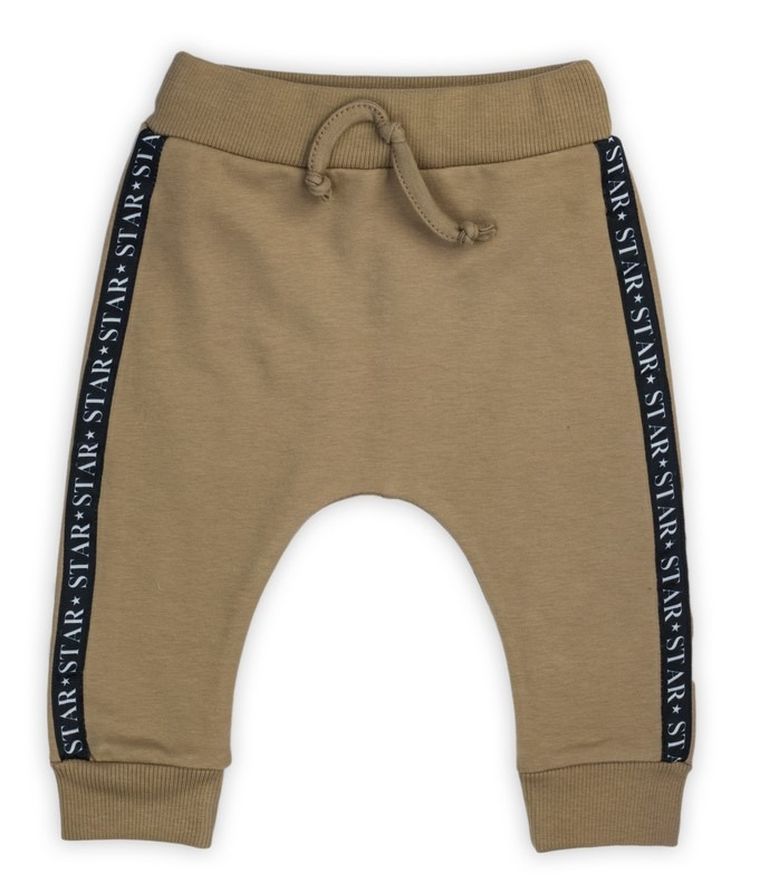 Spodnie dresowe chłopięce, beżowe, Star, Nicol