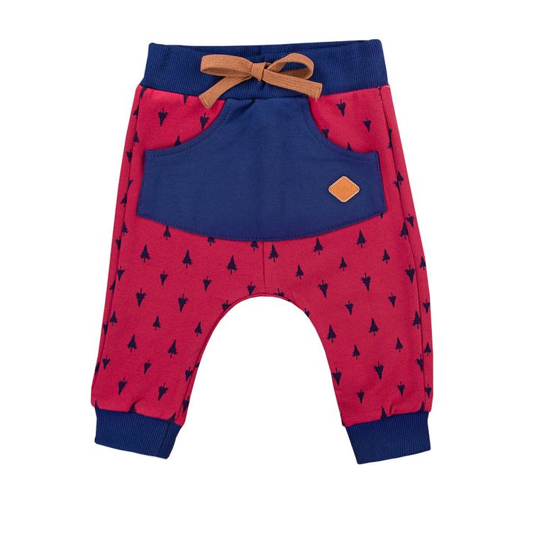 Spodnie dresowe chłopięce, bordowe, Eevi