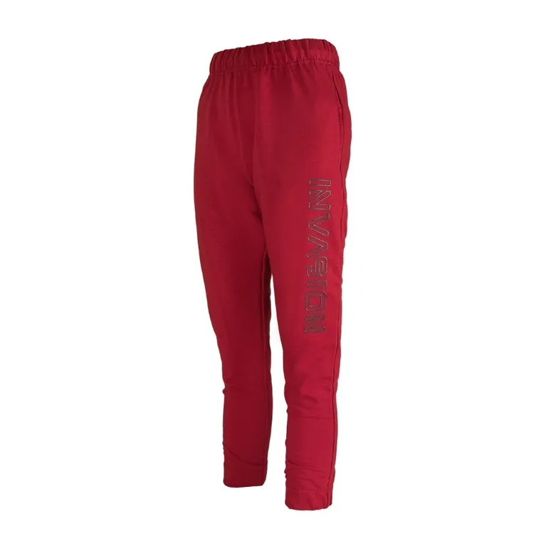 Spodnie dresowe chłopięce, bordowe, Invasion, Tup Tup