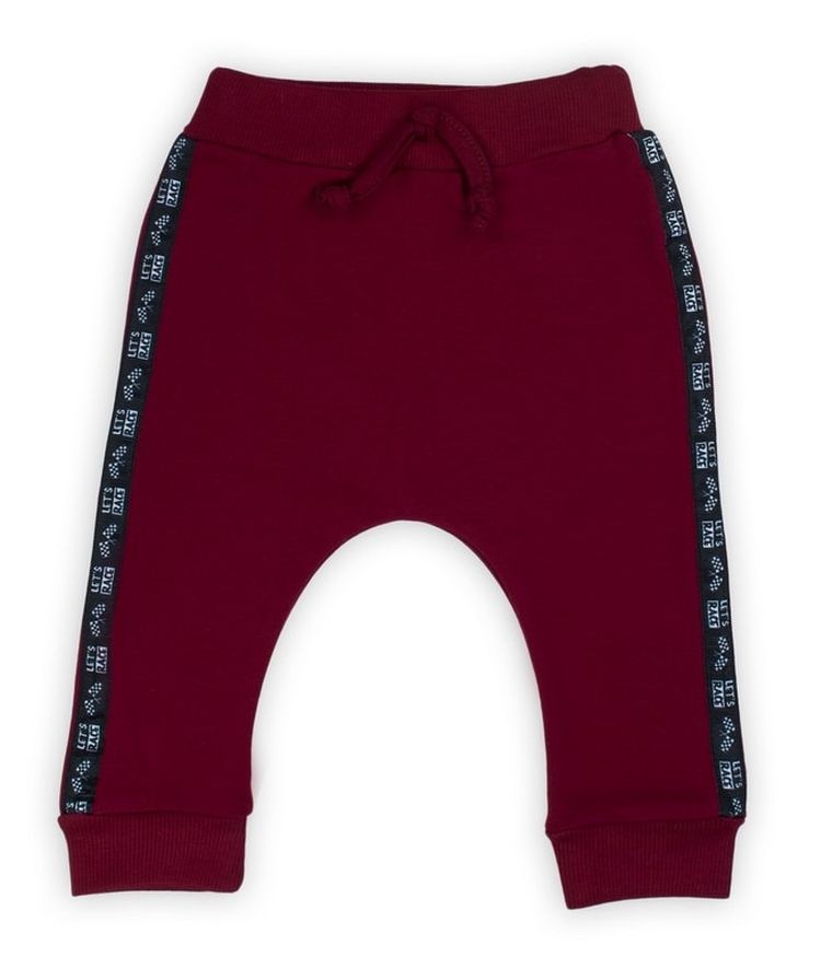 Spodnie dresowe chłopięce, bordowe, Nicol