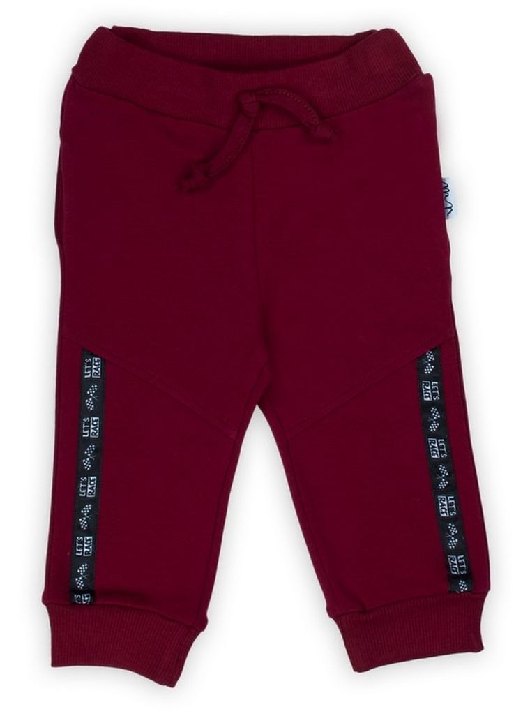 Spodnie dresowe chłopięce, bordowe, Nicol