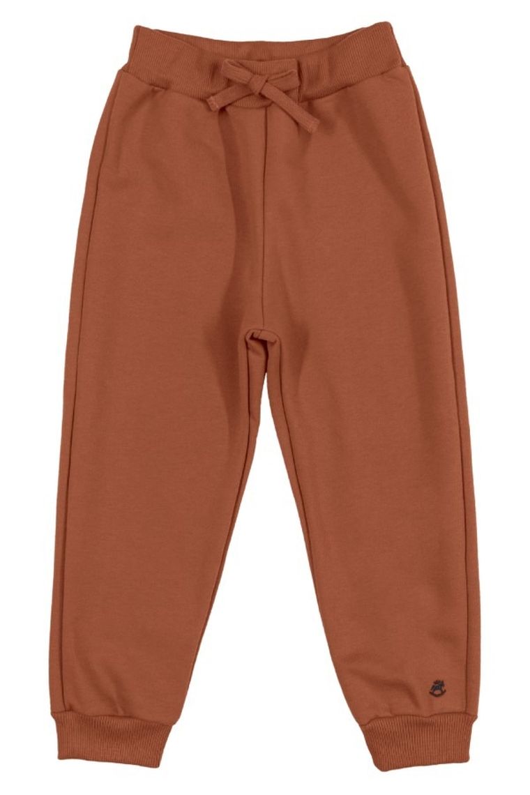 Spodnie dresowe chłopięce, brązowe, Up Baby