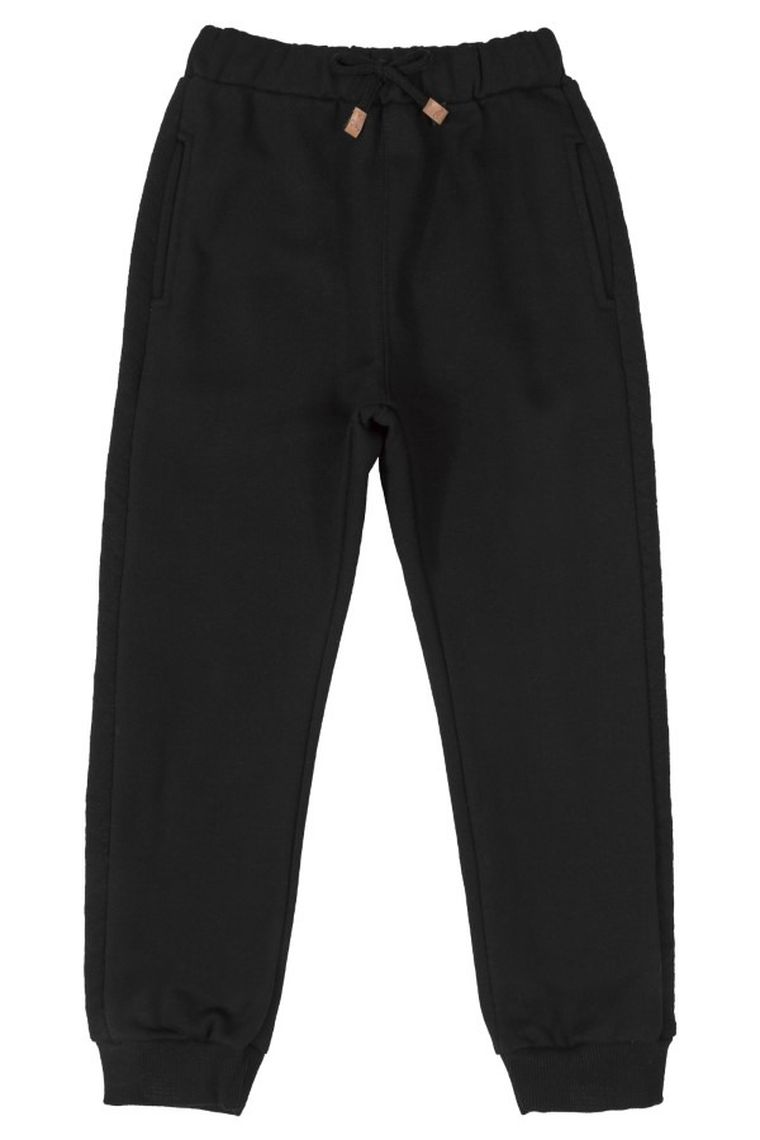 Spodnie dresowe chłopięce, czarne, Quimby