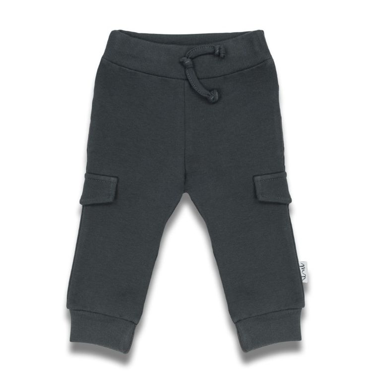 Spodnie dresowe chłopięce, grafitowe, Nicol