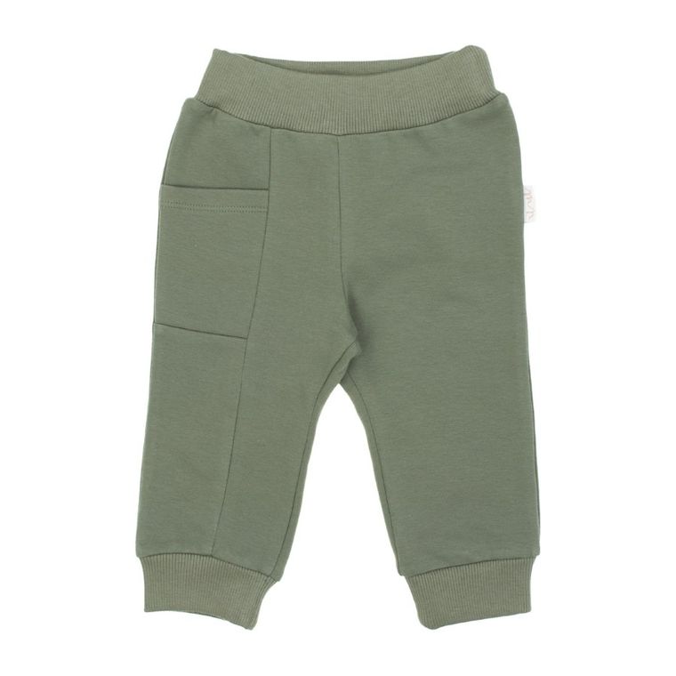 Spodnie dresowe chłopięce, khaki, Nicol