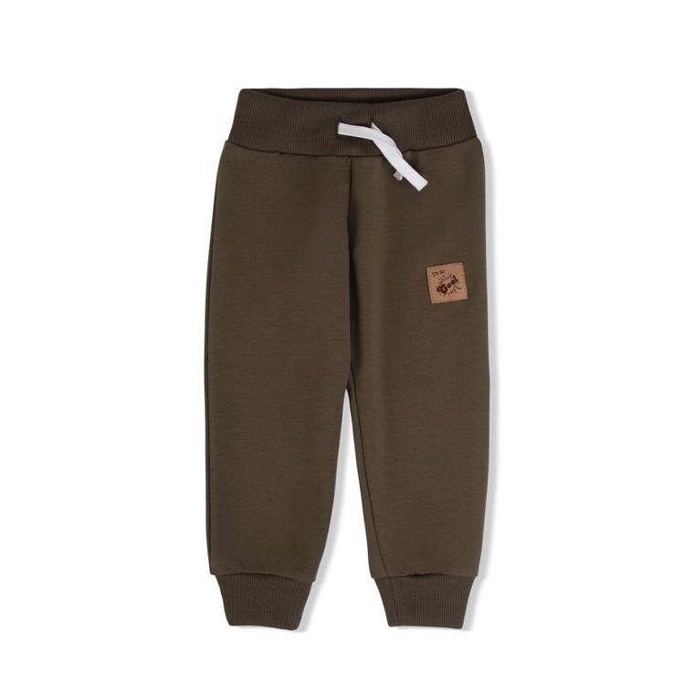 Spodnie dresowe chłopięce, khaki, Tup Tup