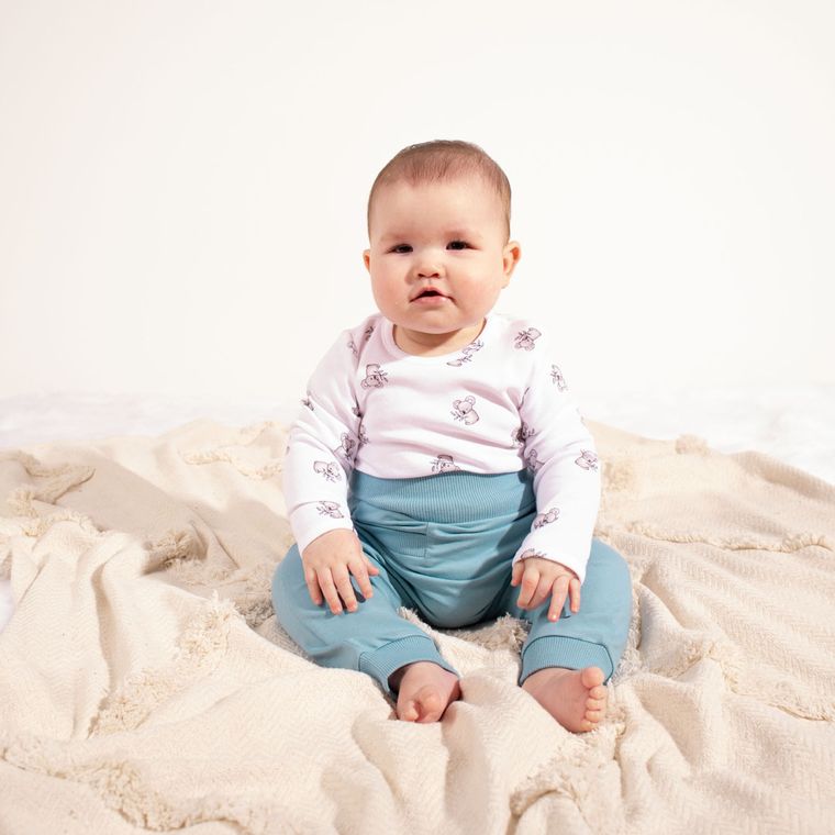 Spodnie dresowe chłopięce, niebieskie, Nicol