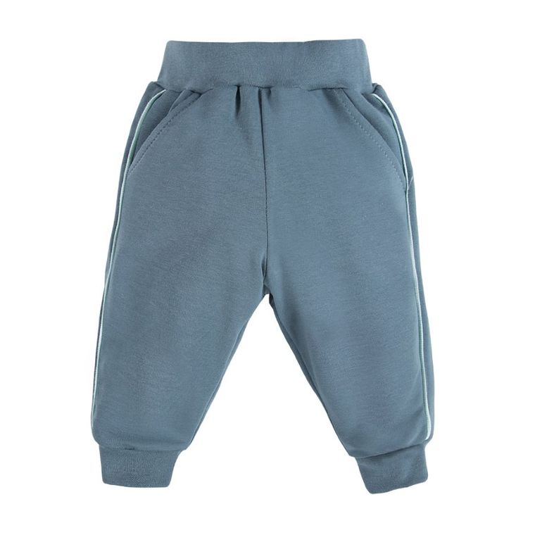 Spodnie dresowe chłopięce, turkusowe, Eevi