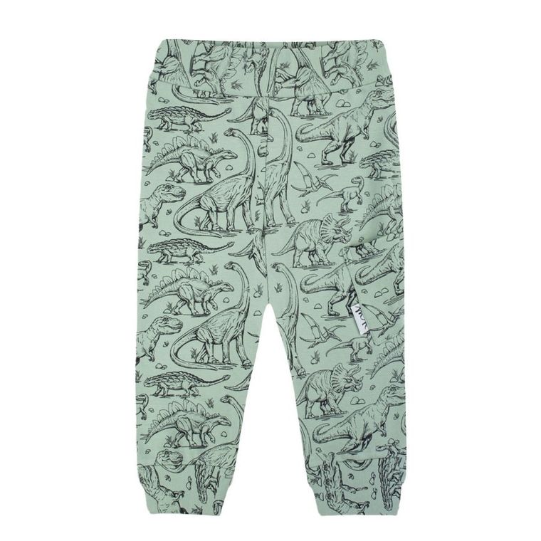 Spodnie dresowe chłopięce, zielone, Nicol