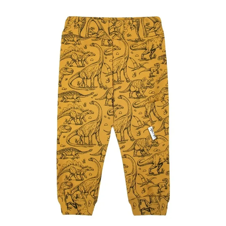 Spodnie dresowe chłopięce, żółte, Nicol