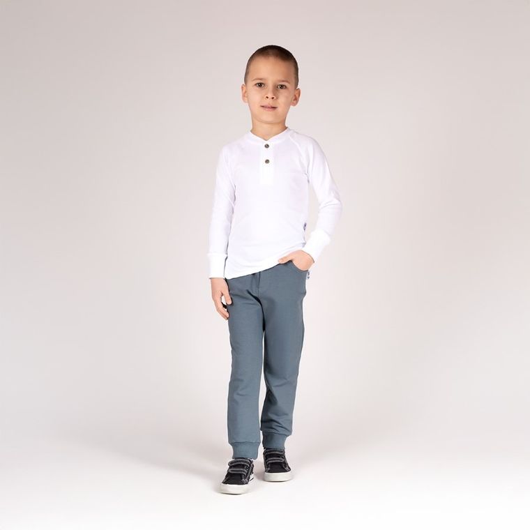 Spodnie dresowe chłopięcie, szare, Nicol