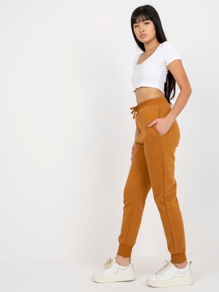 Spodnie dresowe damskie, brązowe, Mayflies