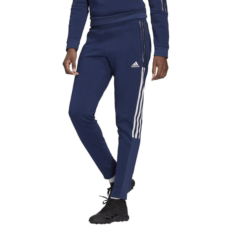 Spodnie dresowe damskie, granatowe, Adidas Tiro 21 Sweat Pant
